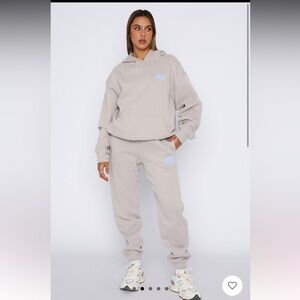 White Fox Sweatpants set